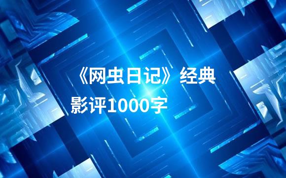 《网虫日记》经典影评1000字