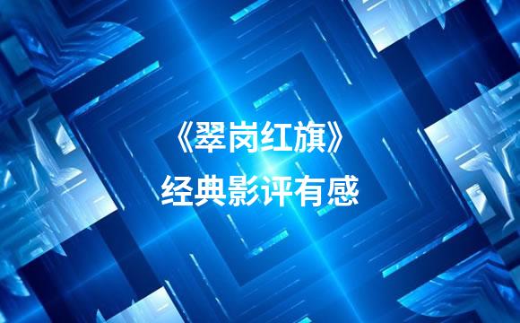 《翠岗红旗》经典影评有感