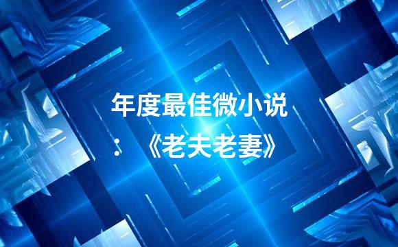 年度最佳微小说：《老夫老妻》